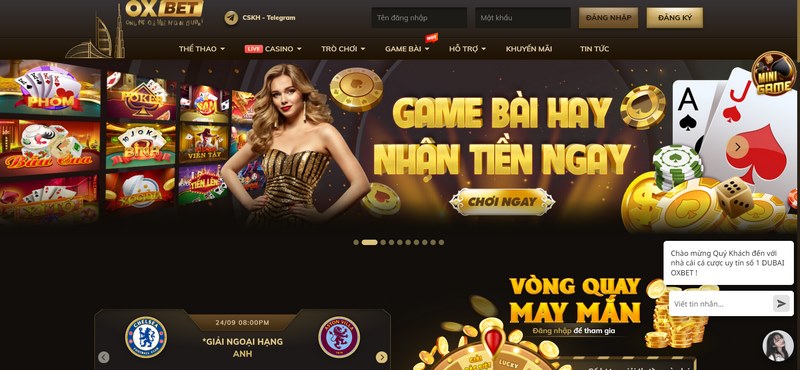 Link truy cập website OXBET không chặn mới nhất