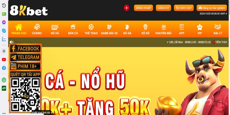 Truy cập link vào 8KBET chính thức để đảm bảo an toàn