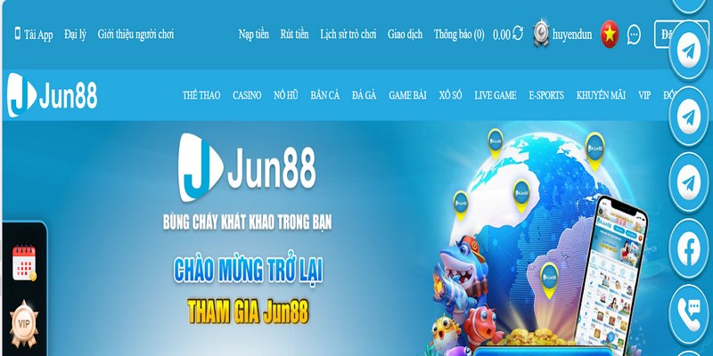 Người chơi cần tải ứng dụng chính thức của JUN88